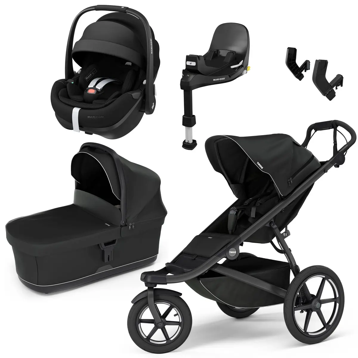 Thule Urban Glide 3 Maxi-Cosi Bundle - Black 3