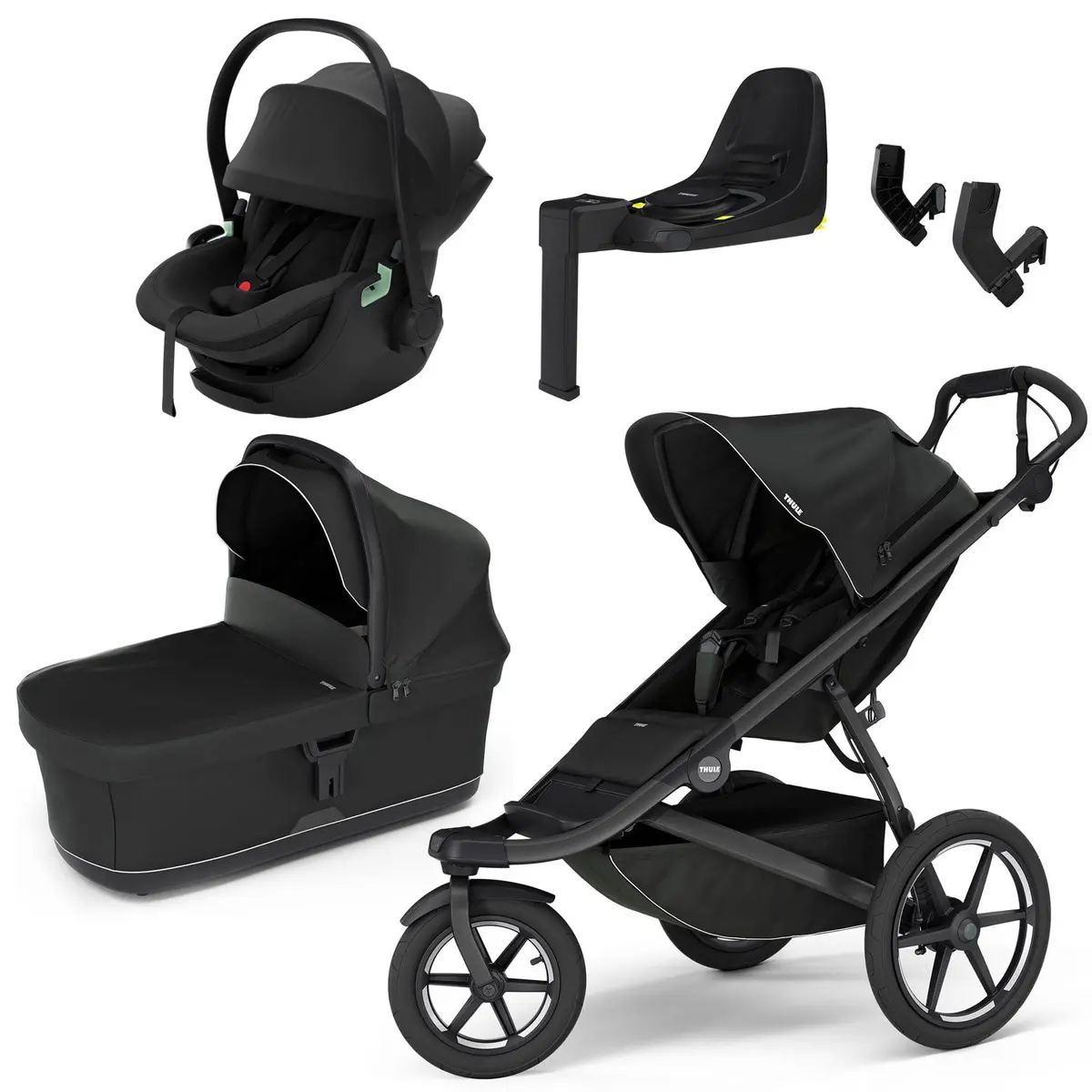 Thule Urban Glide 3 Travel System - Black 1