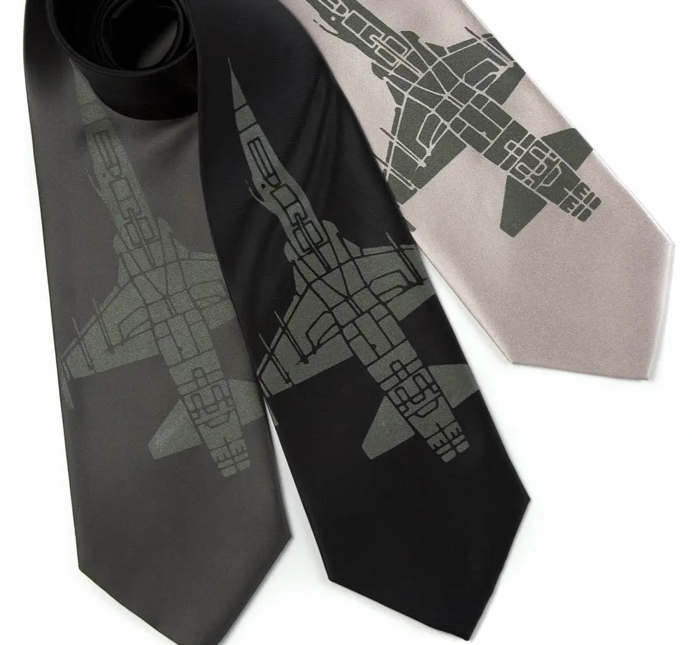 Tie Fighter Silk Necktie 1