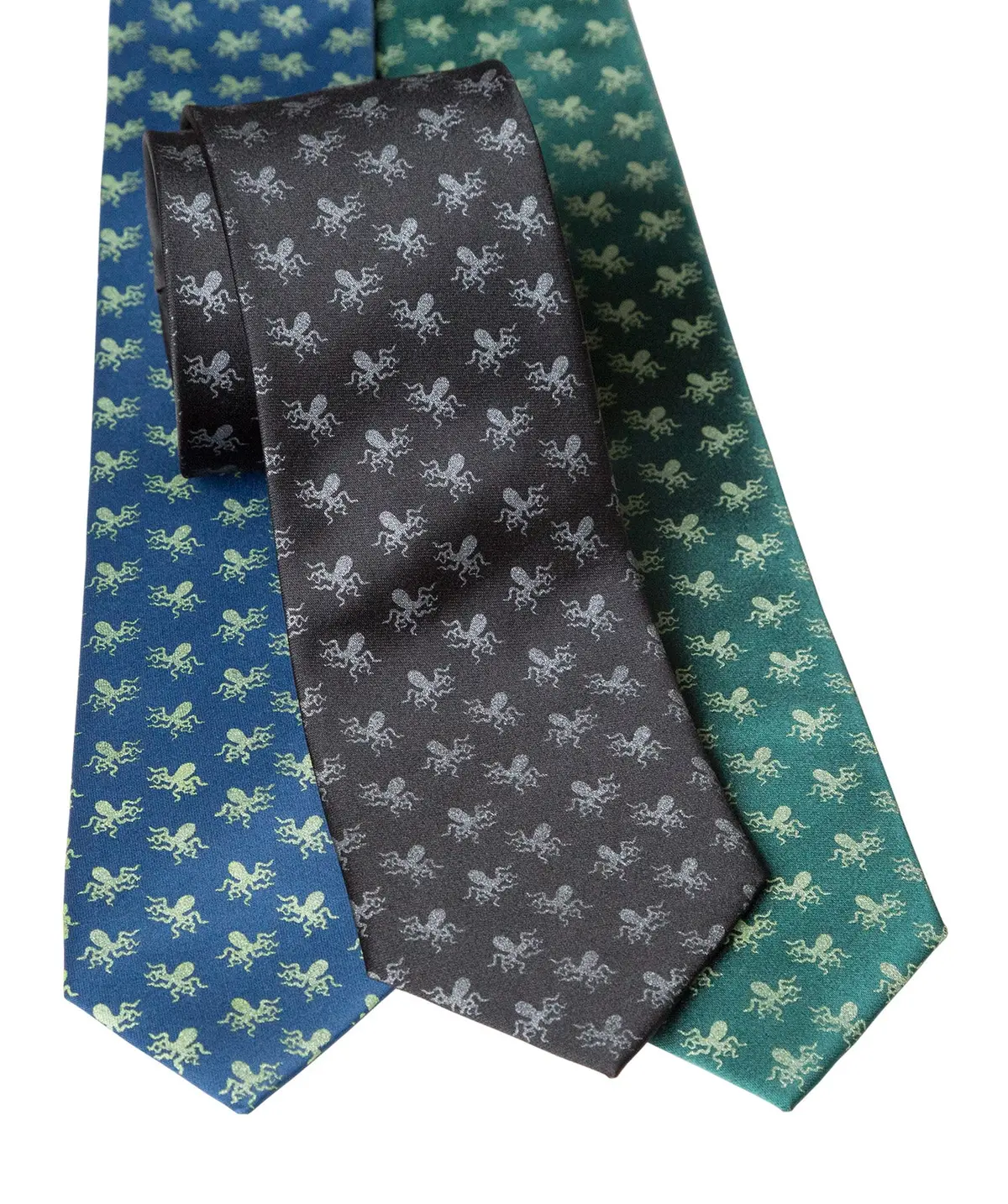 Octopus Print Necktie, Tiny Kraken, Cthulhu Pattern Tie 12