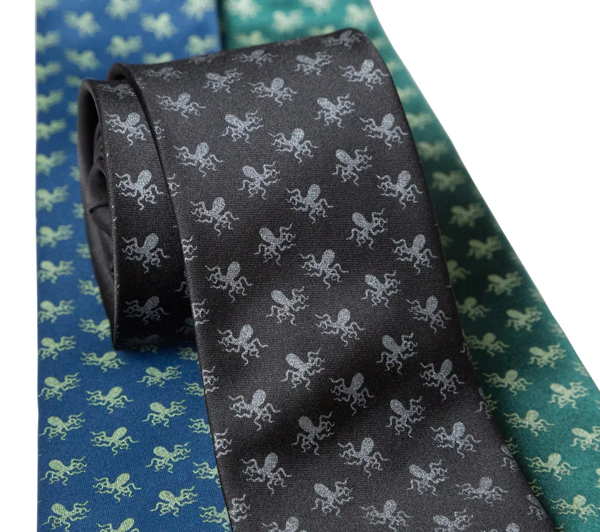 Octopus Print Necktie, Tiny Kraken, Cthulhu Pattern Tie 13