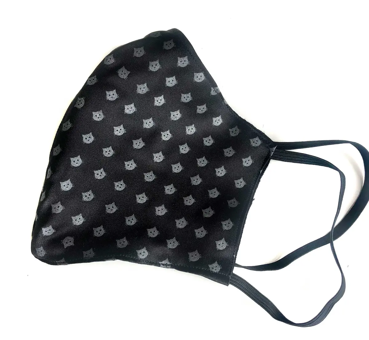 Cat Dot Face Mask, Tiny Kitties Washable, Adjustable Fabric Face Cover 1