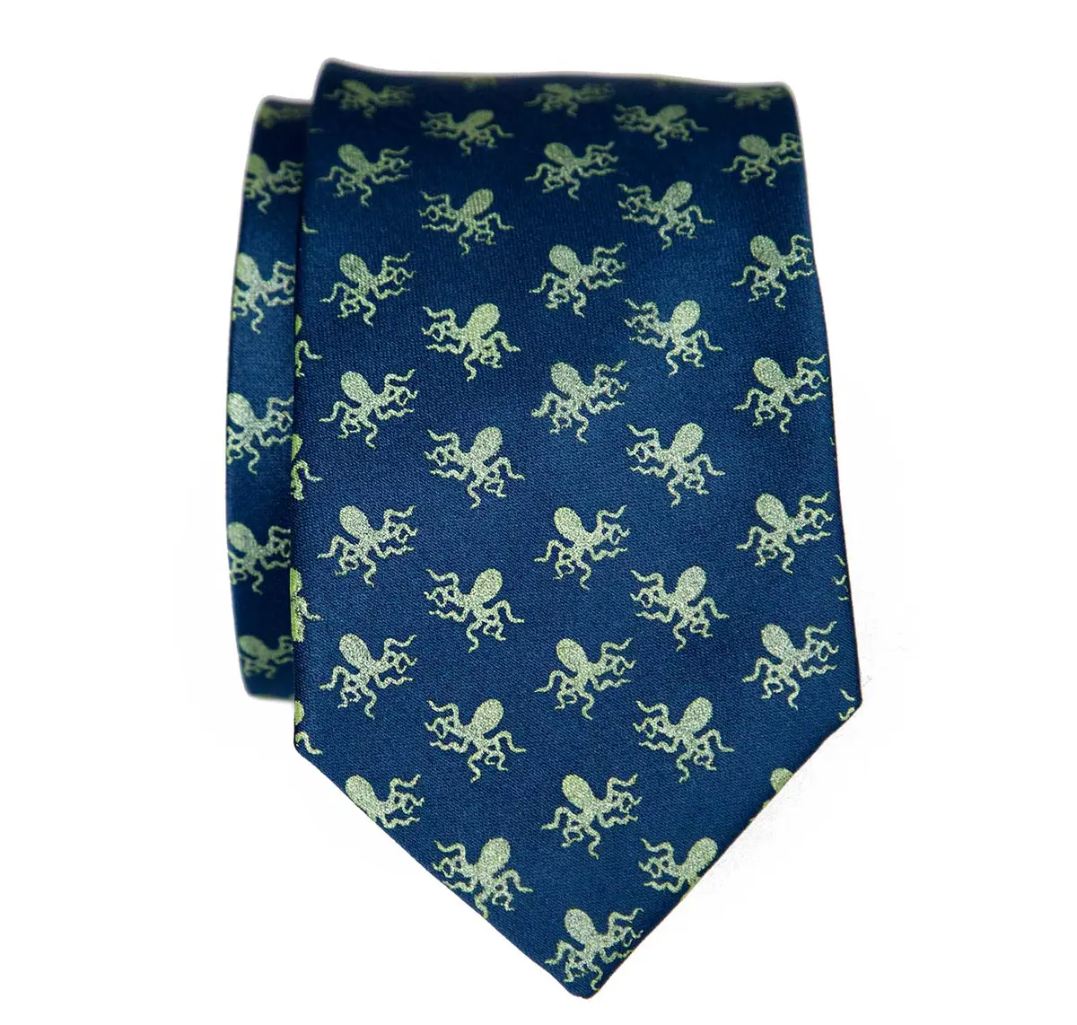 Octopus Print Necktie, Tiny Kraken, Cthulhu Pattern Tie 3
