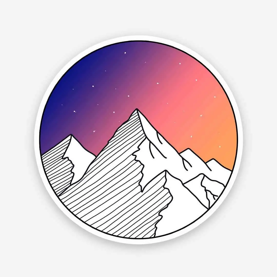 Towards The Hill Sticker 1