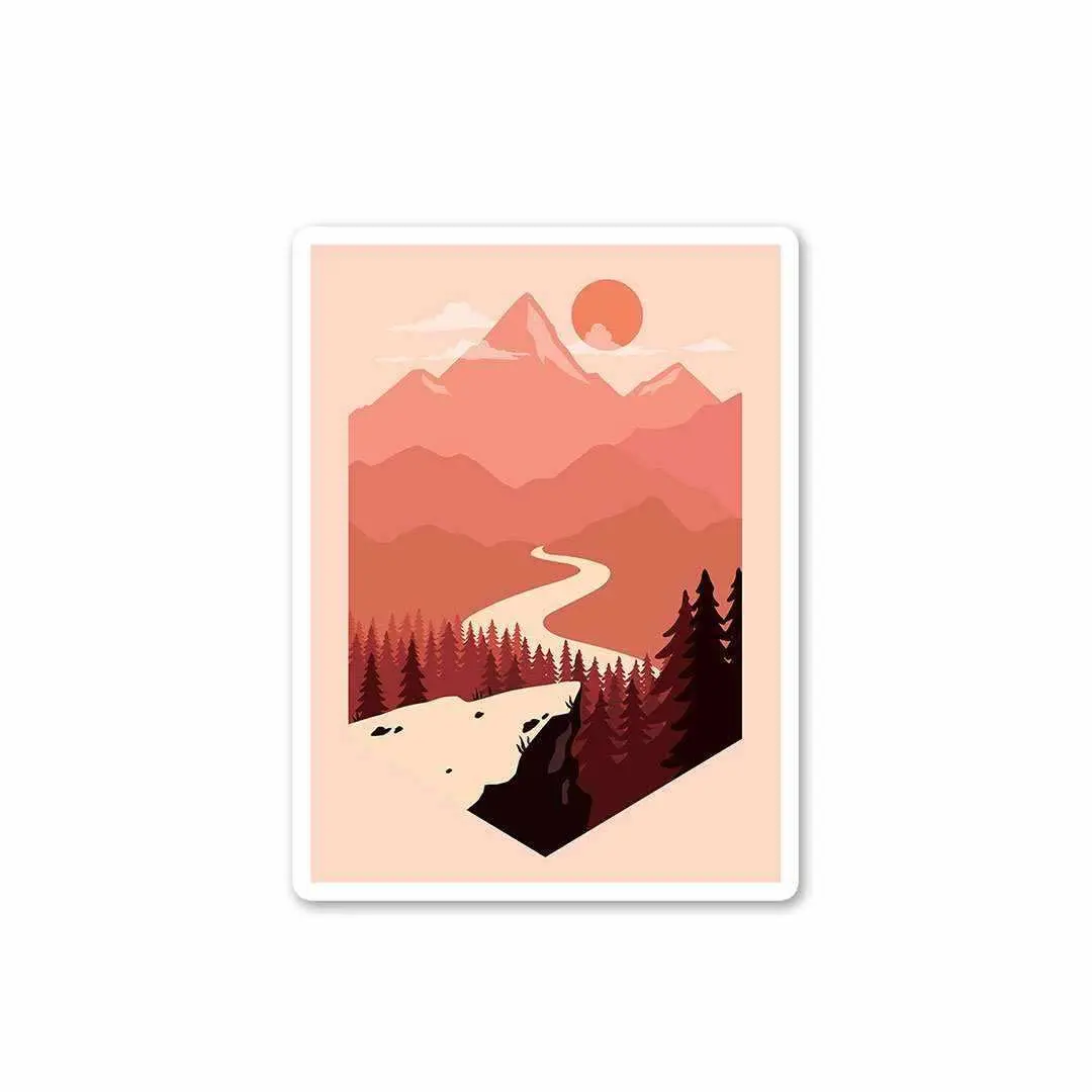 Towards The Sunset Sticker 1