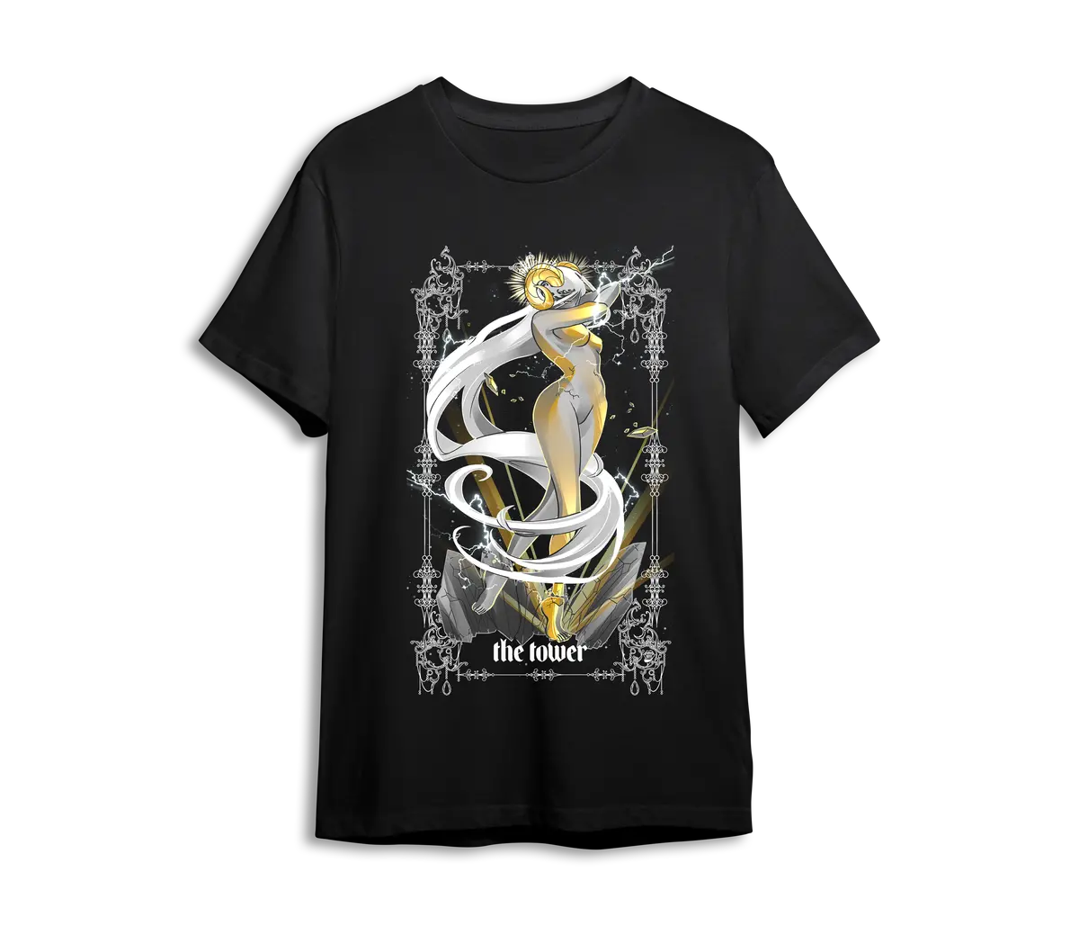 The Tower Tarot T-Shirt 1