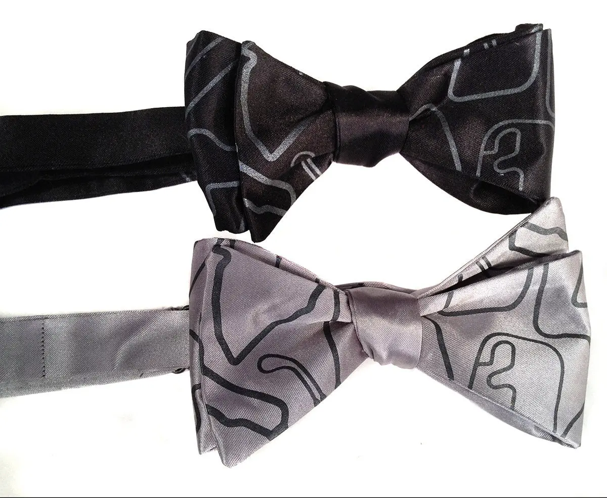 Race Track Maps Bow Tie 1