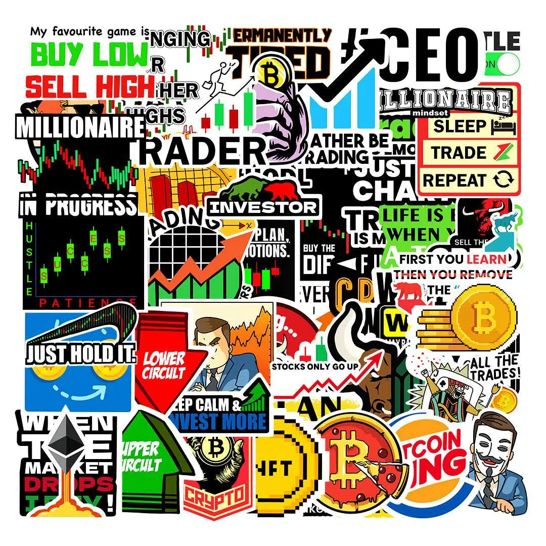 Trader Sticker Packs [50 Sticker] 1