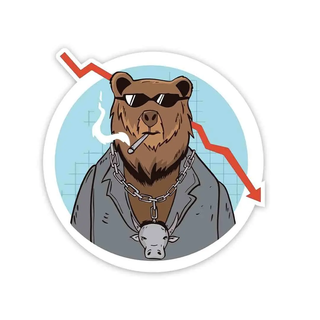 Trading Bear Sticker 1