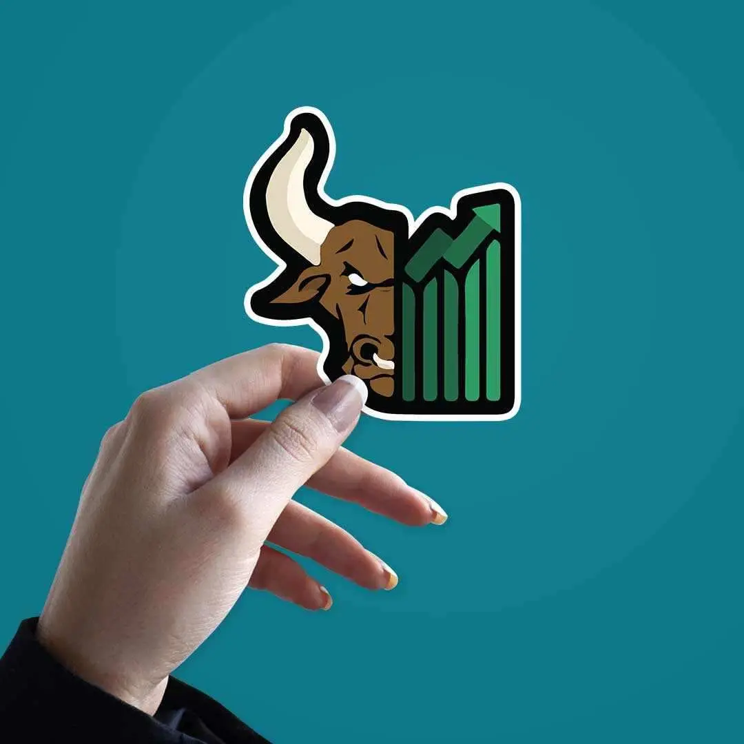 Trading Bull Sticker 2