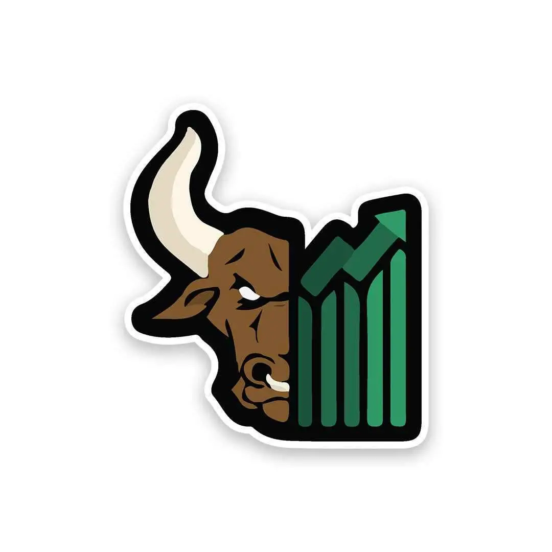 Trading Bull Sticker 1