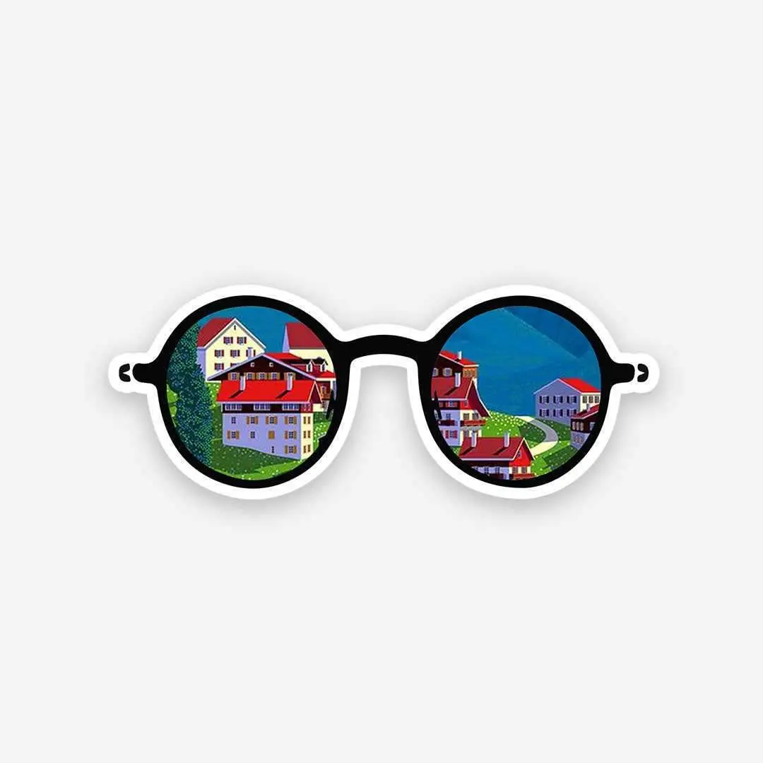 Travel Glasses Sticker 1