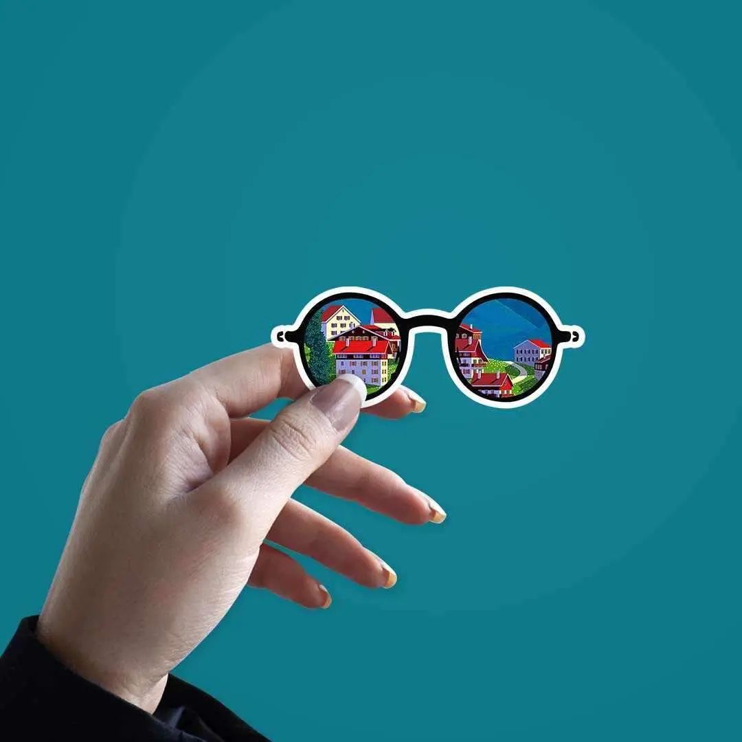 Travel Glasses Sticker 2