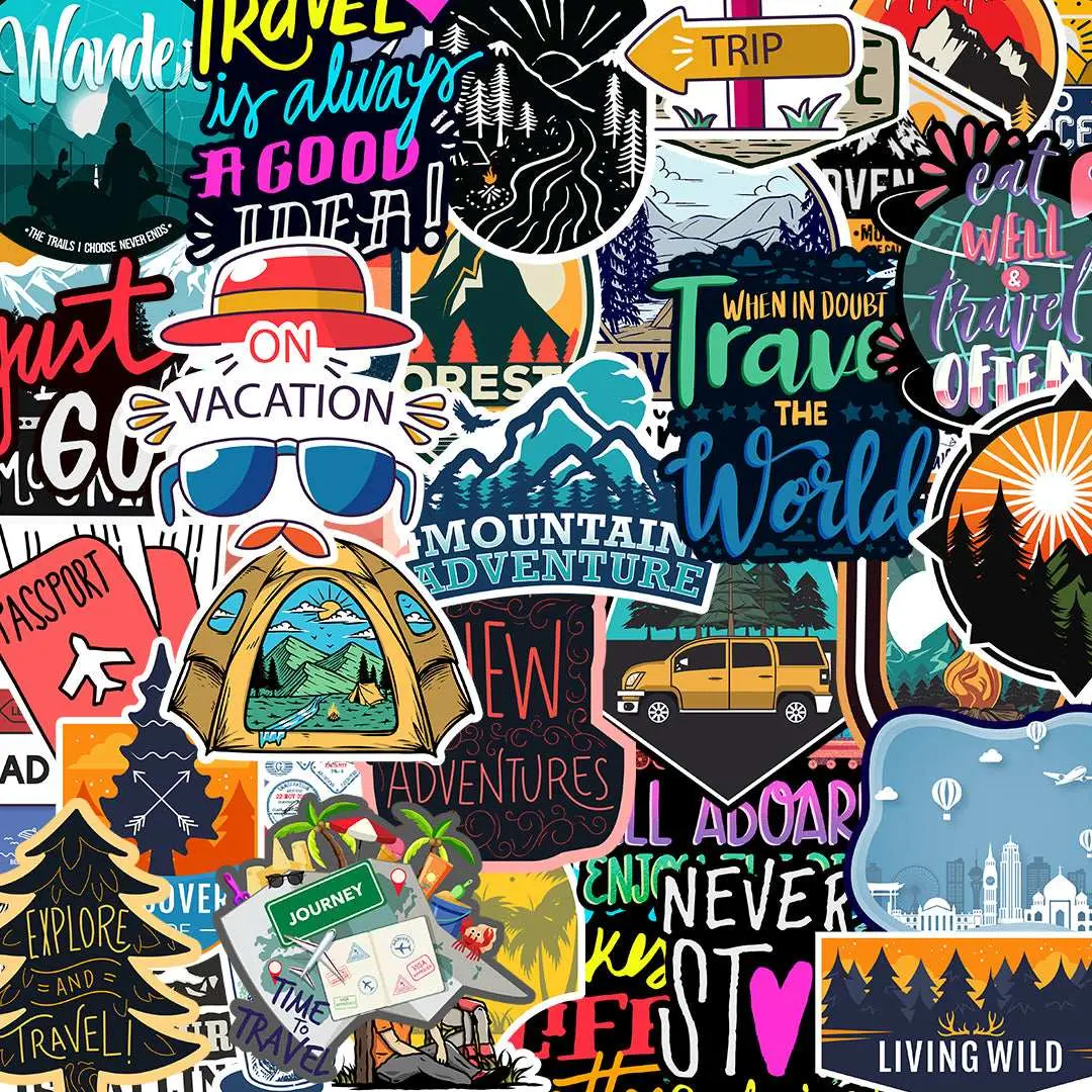Travel Sticker Packs [50 Sticker] 1