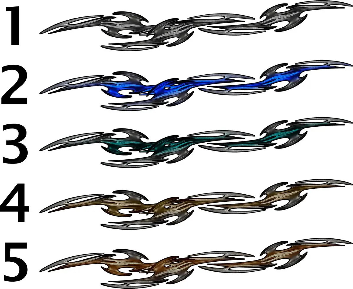 Tribal Links Vinyl Boat Decals – Set Of 2 4
