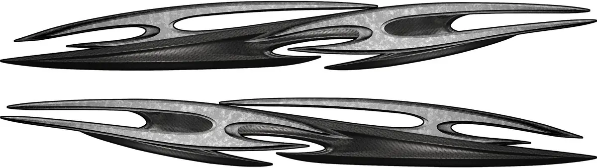Tribal Carbon Fiber Vehicle Side Decals On Clearance 50% Off 2