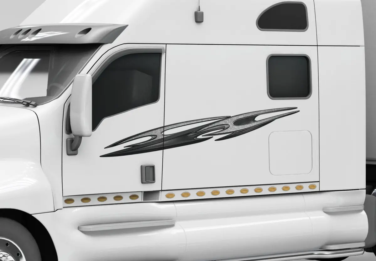 Tribal Carbon Fiber Vehicle Side Decals On Clearance 50% Off 1