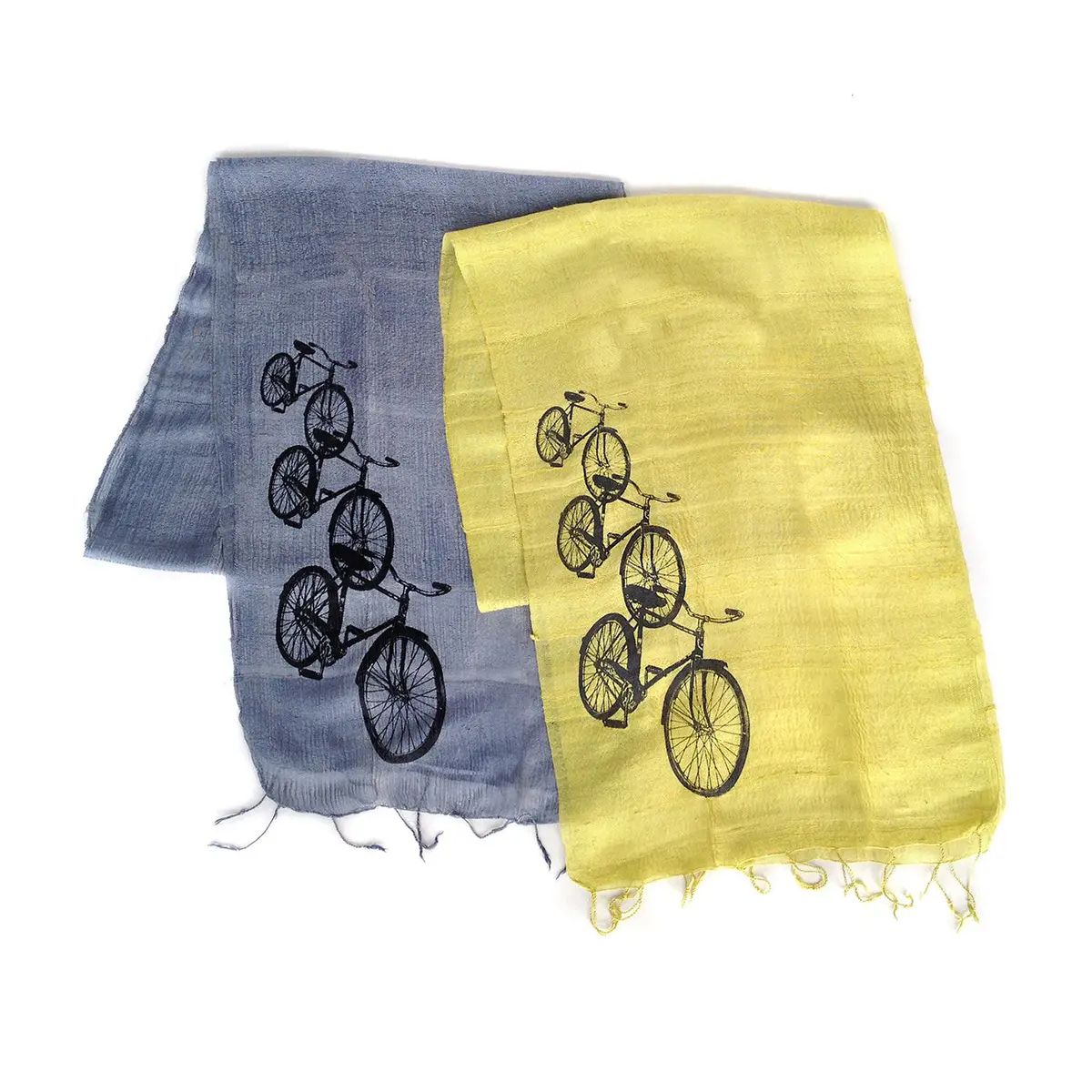 Bicycle Silk Scarf. Triple Cruiser. 1
