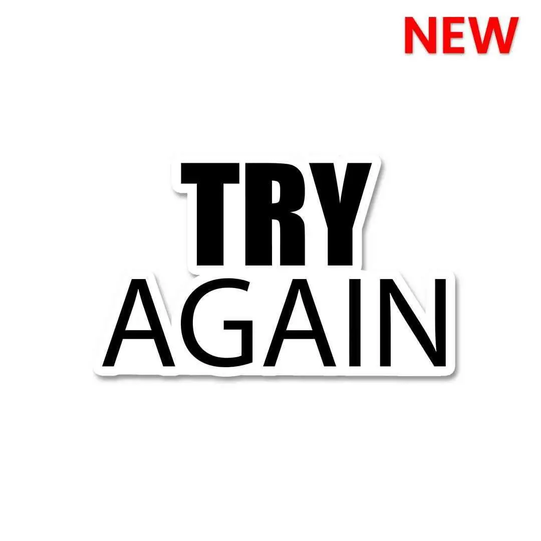 Try Again Sticker 1