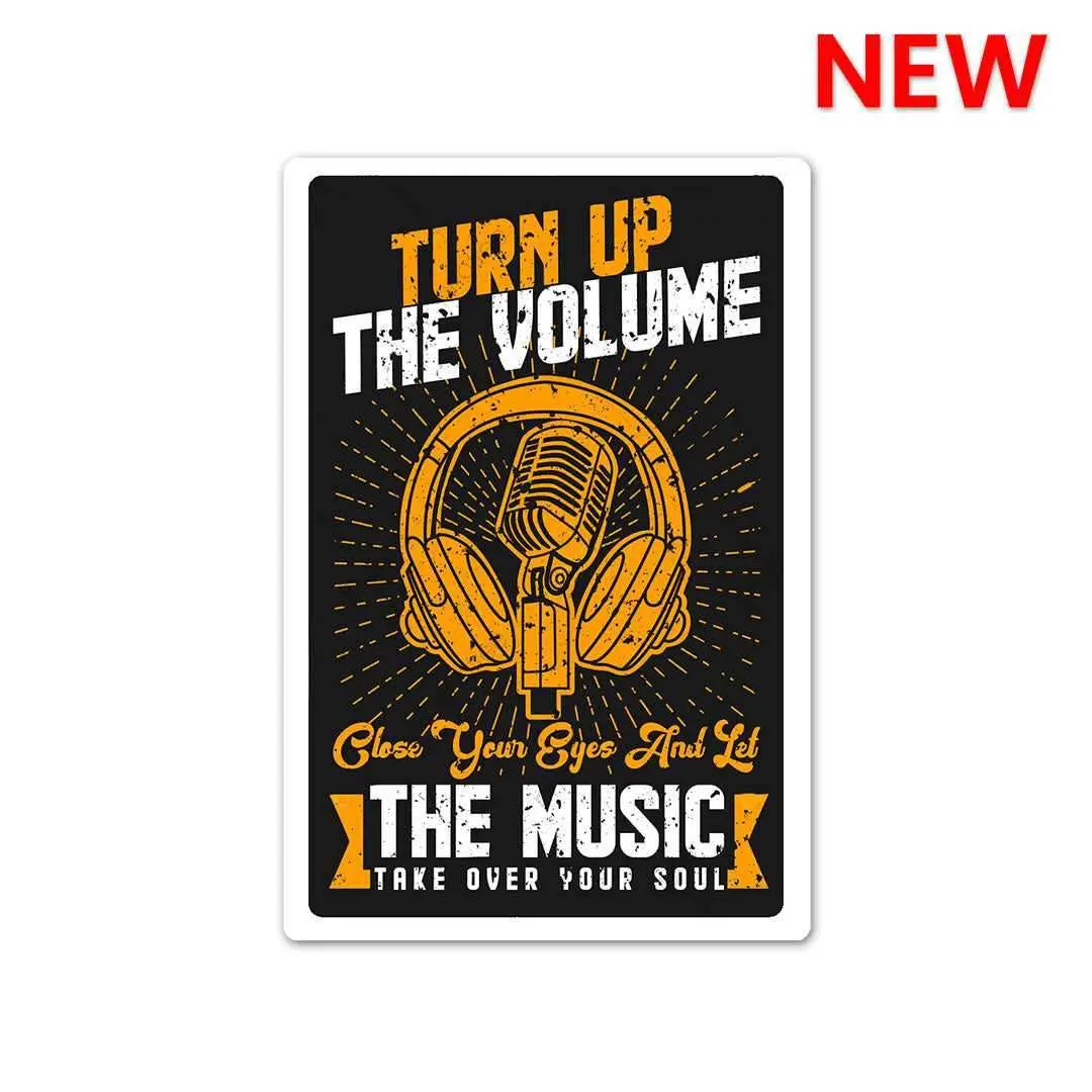Turn Up The Volume Sticker 1