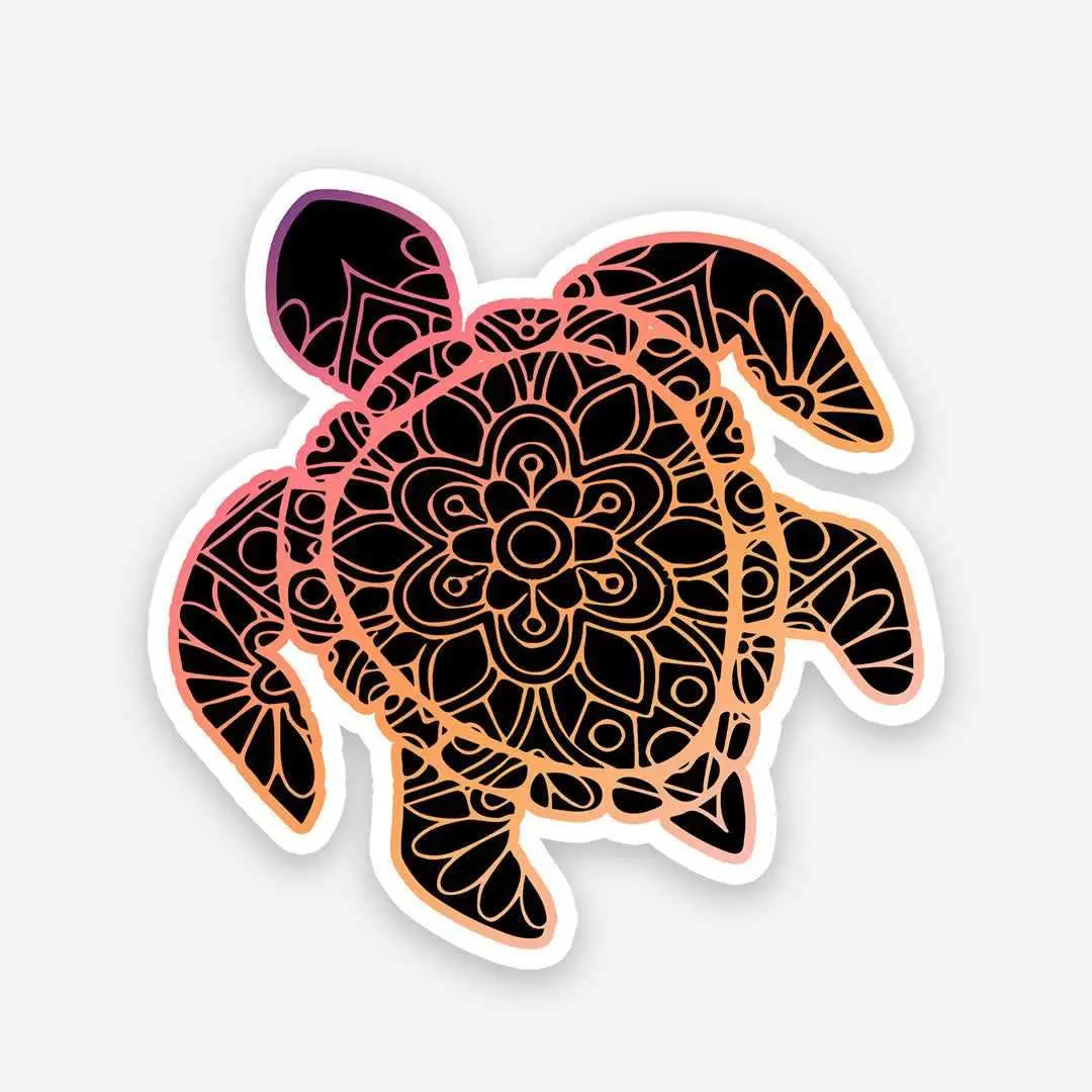 Turtle Art Sticker 1