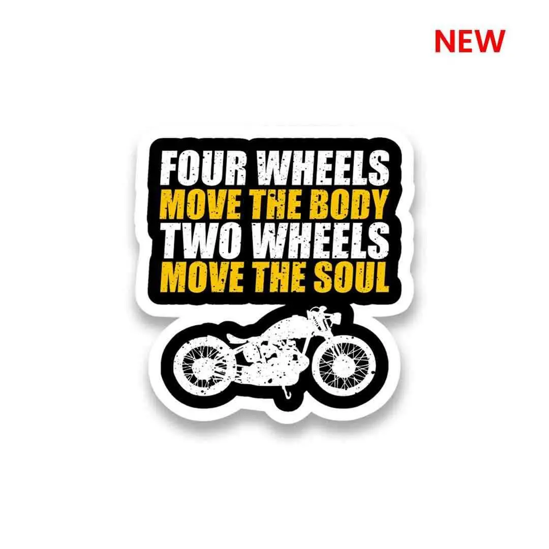 Two Wheels Move The Soul Sticker 1