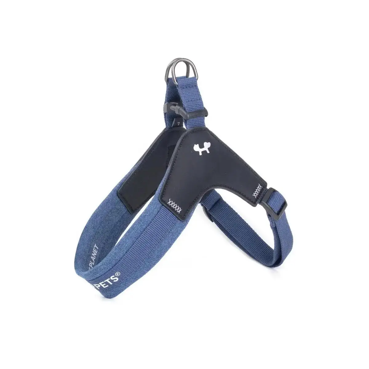 United Pets - Citylife - Pettorina Aggancio Rapido In Jeans 1