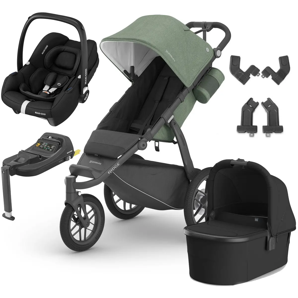 Uppababy Ridge Cabriofix I-Size Travel System - Gwen 1