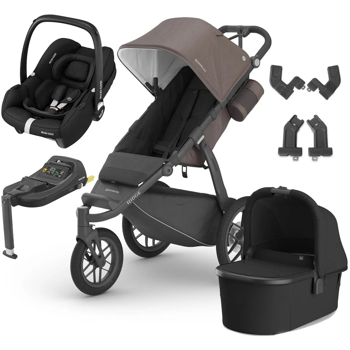 Uppababy Ridge Cabriofix I-Size Travel System - Theo 1