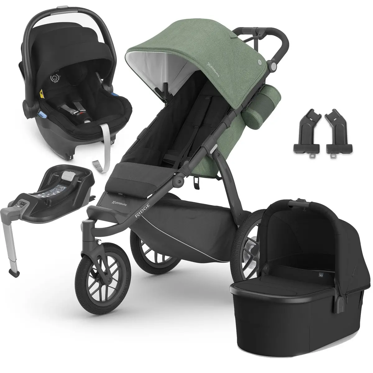 Uppababy Ridge Mesa Travel System In Gwen 1
