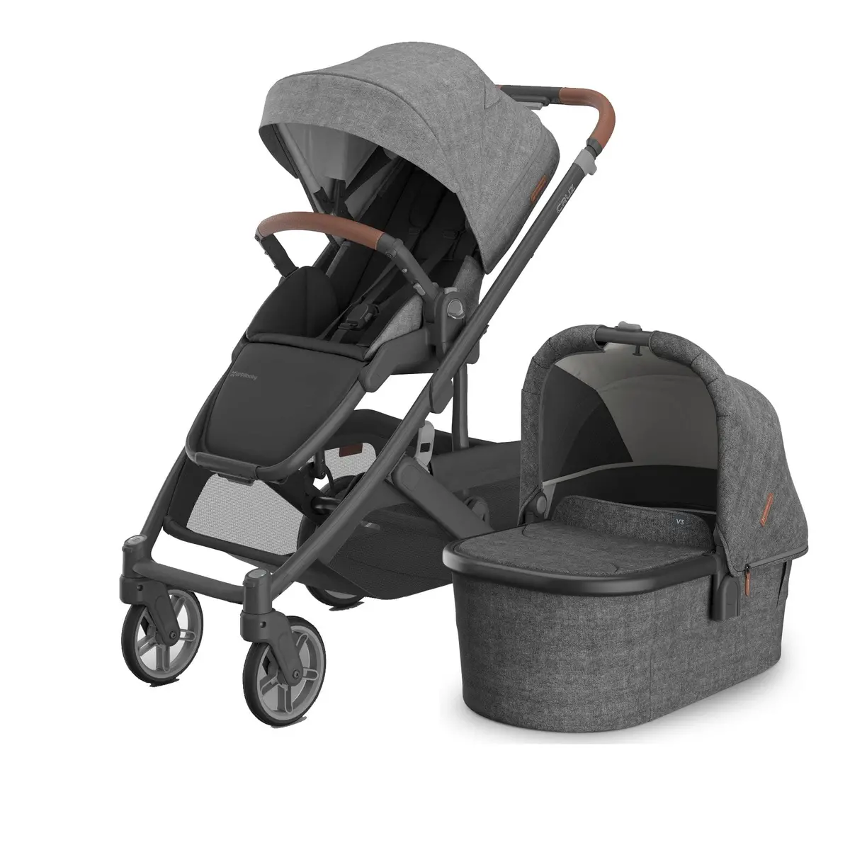 Uppababy Cruz V3 Pram - Greyson 1