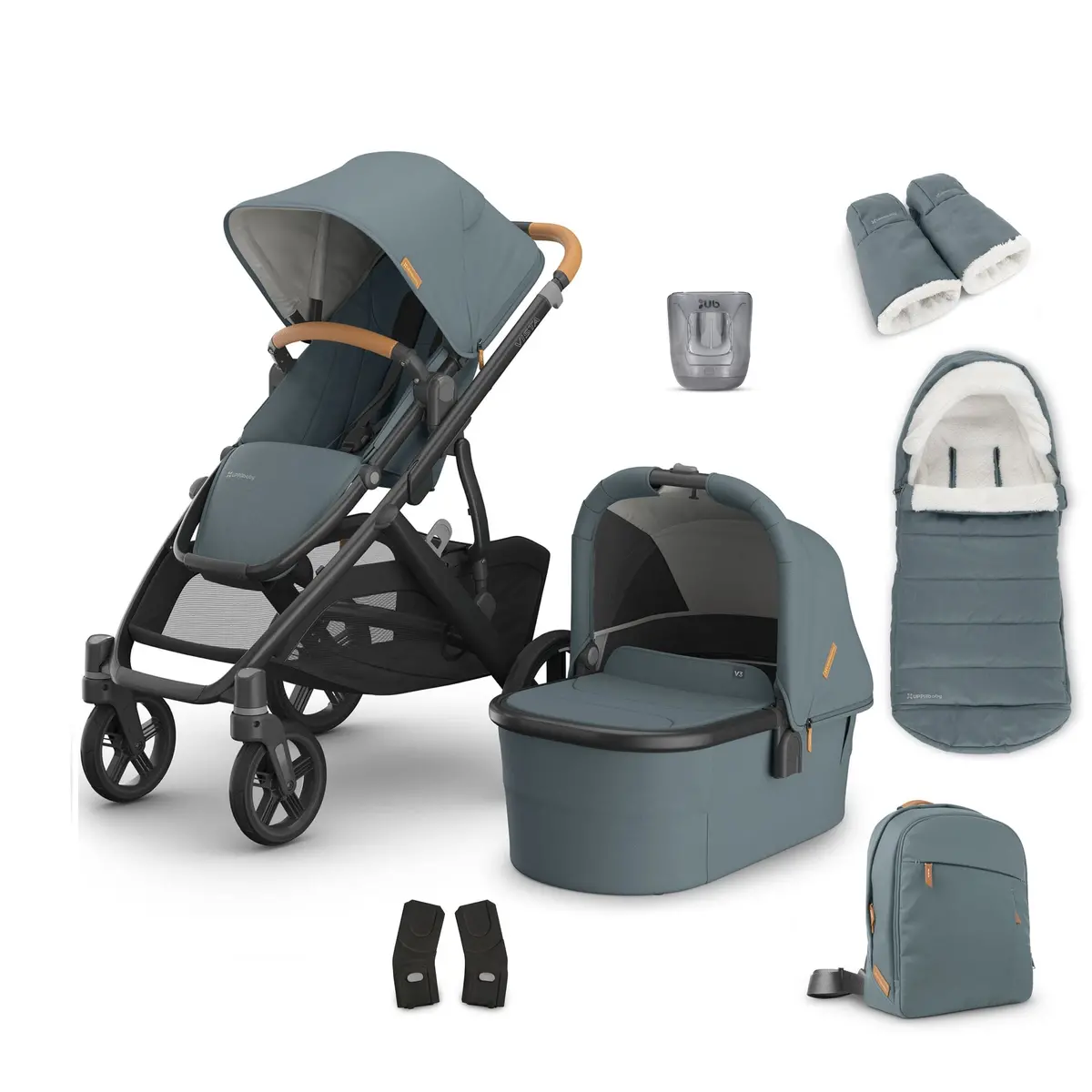 Uppababy Vista V3 Complete Bundle - Dillan 1