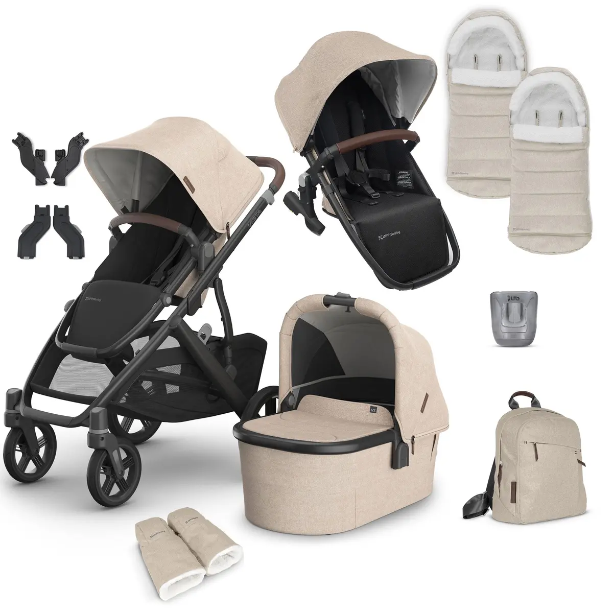 Uppababy Vista V3 Duo Complete Bundle - Liam 1