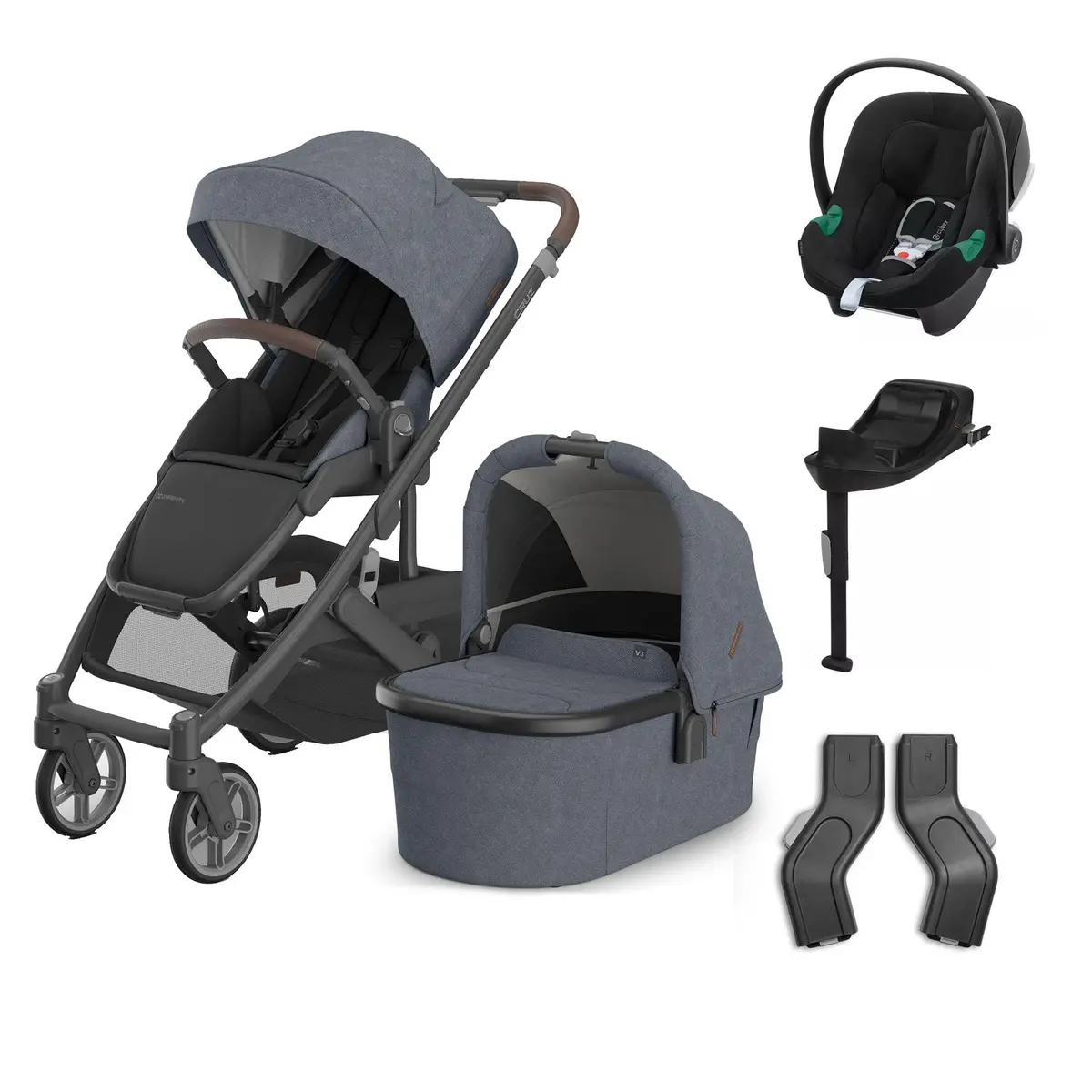 Uppababy Cruz V3 Complete Cybex Travel System - Julian 1