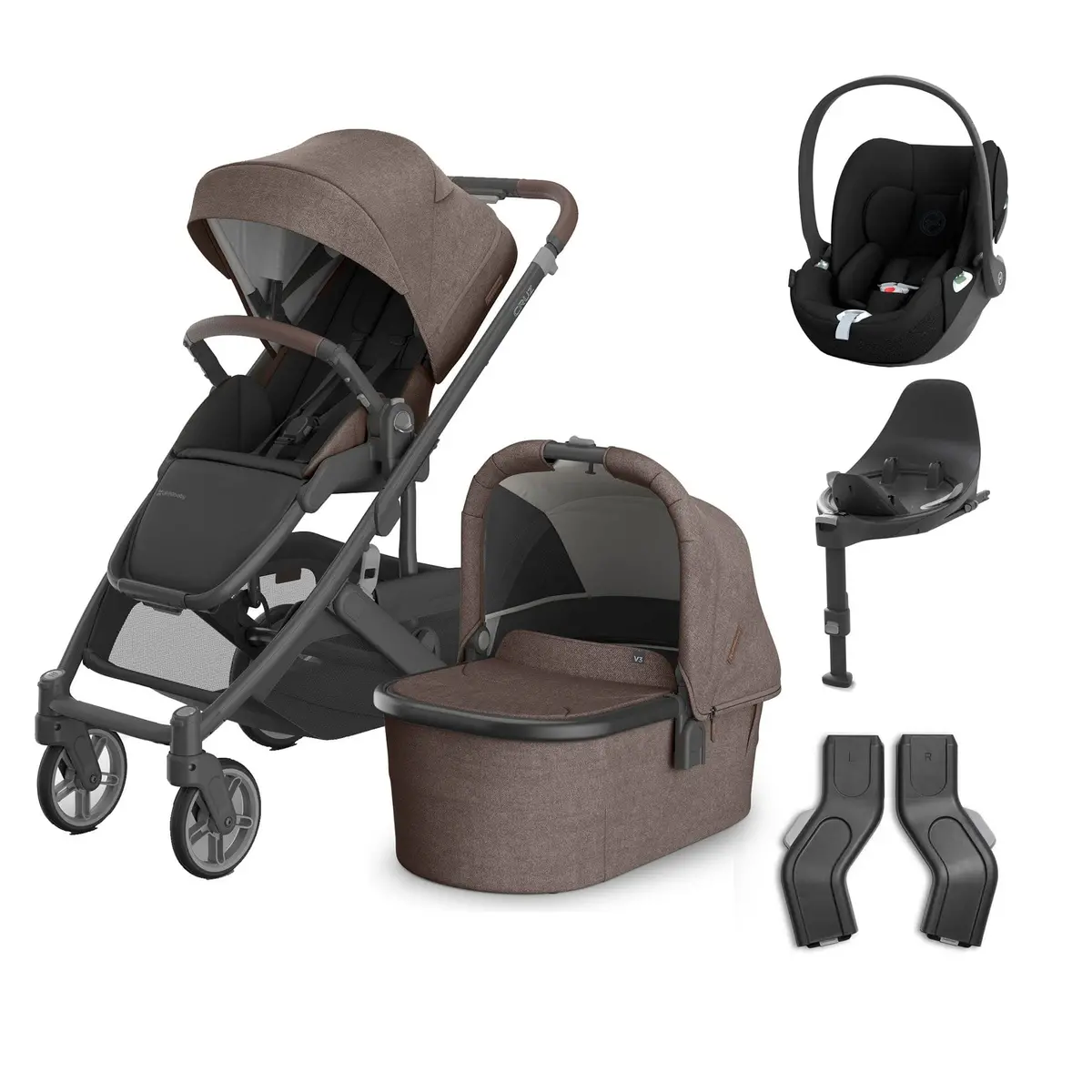 Uppababy Cruz V3 Complete Cybex Travel System - Owen 3