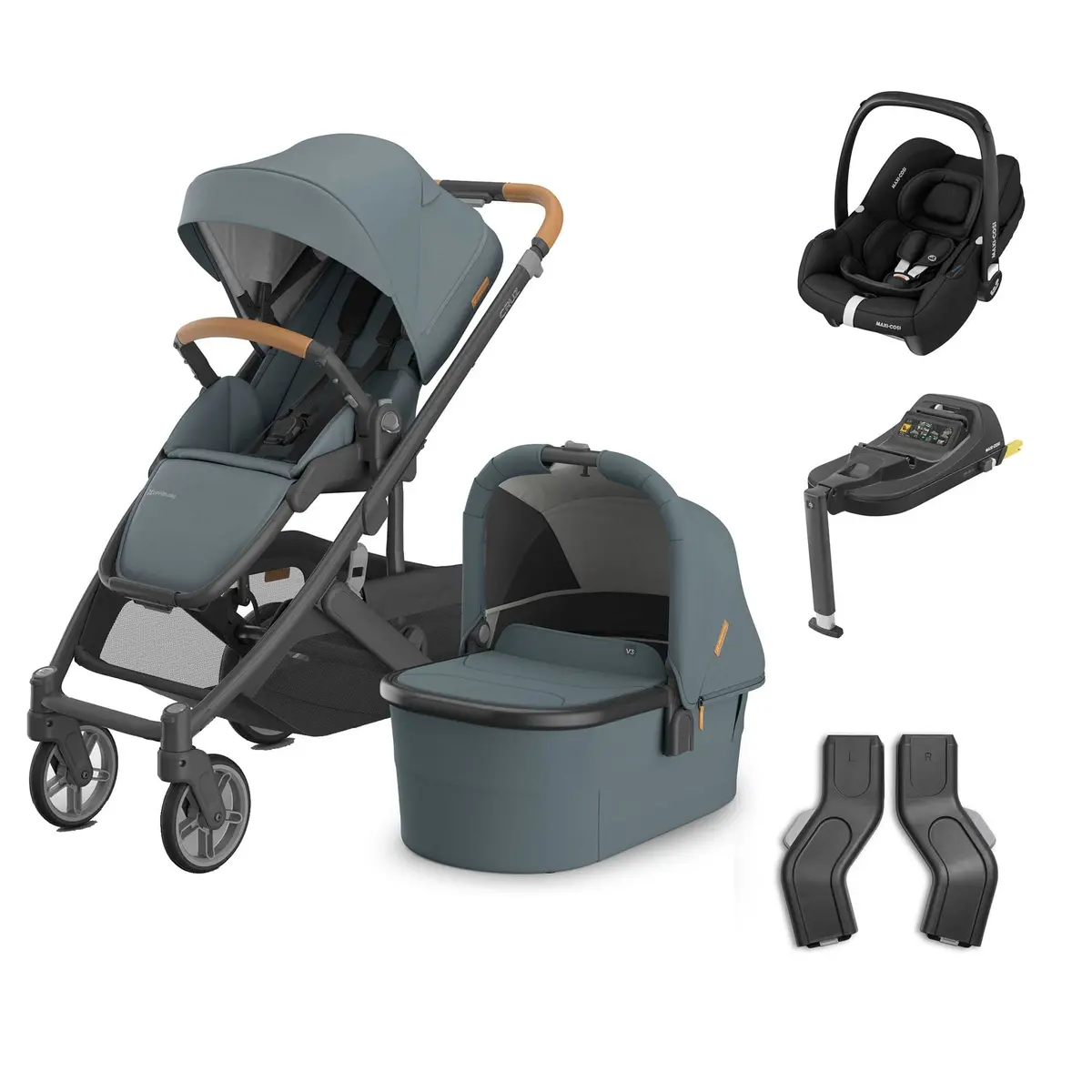 Uppababy Cruz V3 Complete Maxi-Cosi Travel System - Dillan 1