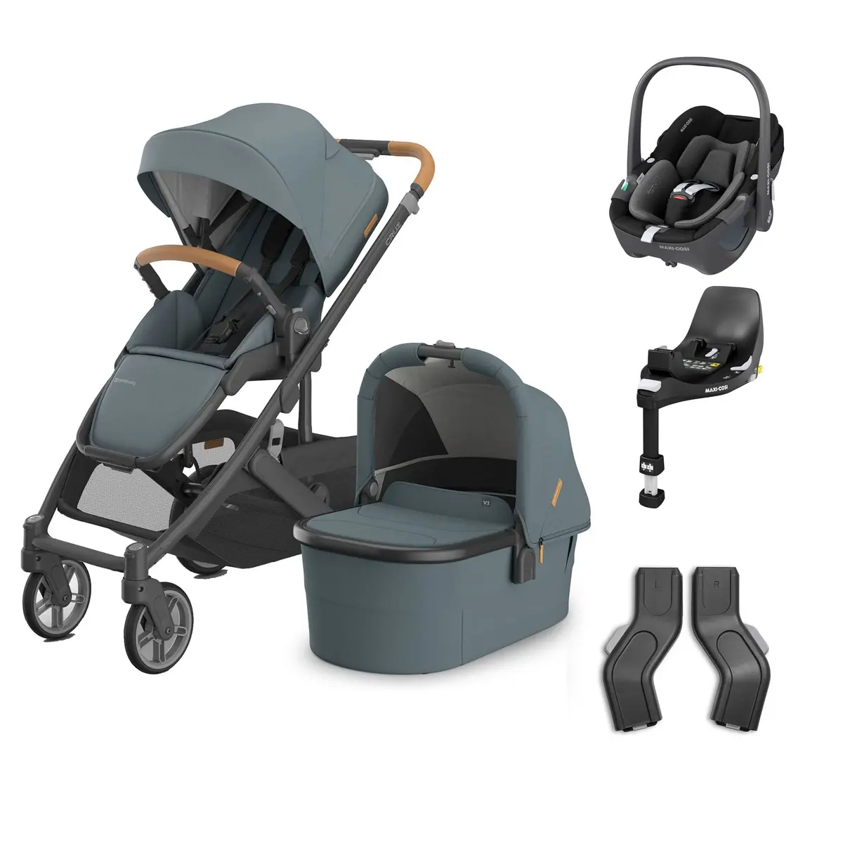 Uppababy Cruz V3 Complete Maxi-Cosi Travel System - Dillan 2