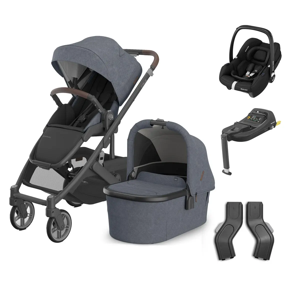 Uppababy Cruz V3 Complete Maxi-Cosi Travel System - Julian 1