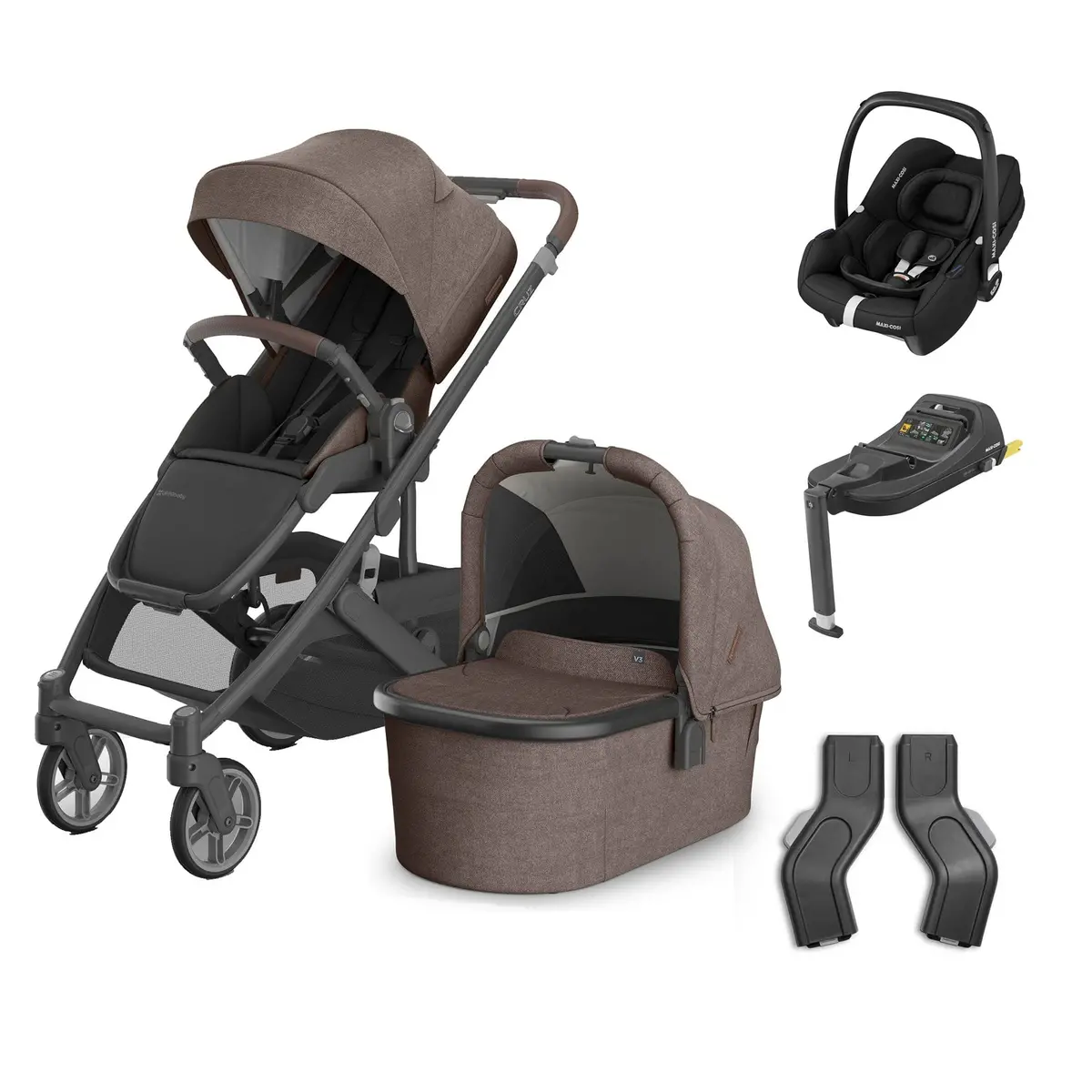 Uppababy Cruz V3 Complete Maxi-Cosi Travel System - Owen 1