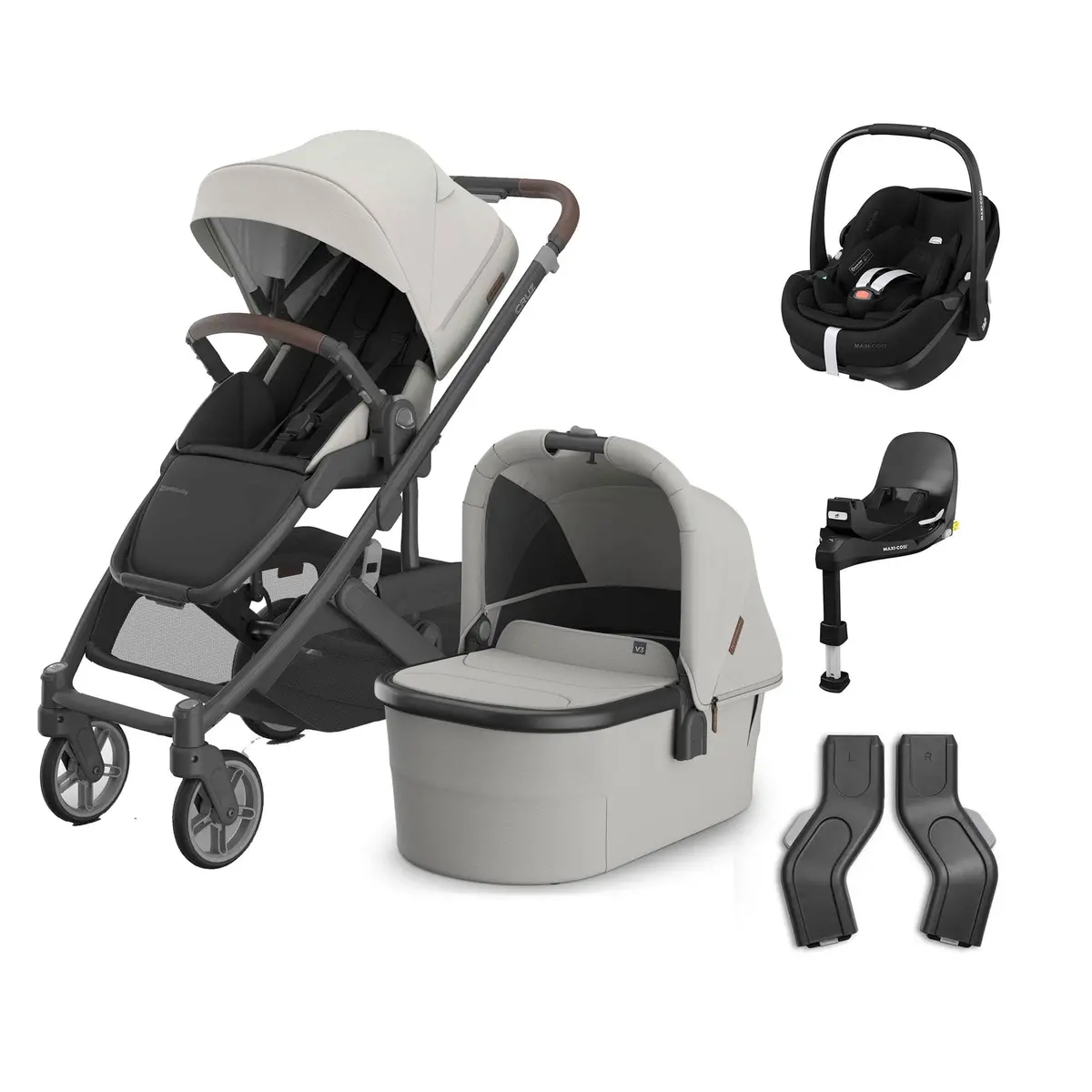 Uppababy Cruz V3 Complete Maxi-Cosi Travel System - Savannah 3