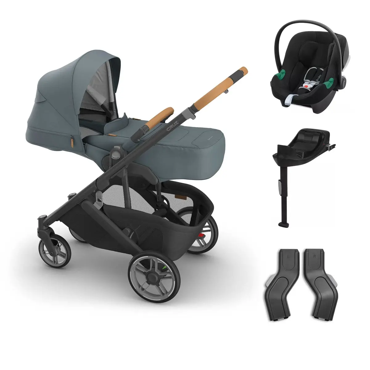 Uppababy Cruz V3 Cybex Bundle + Infant Cover - Dillan 1