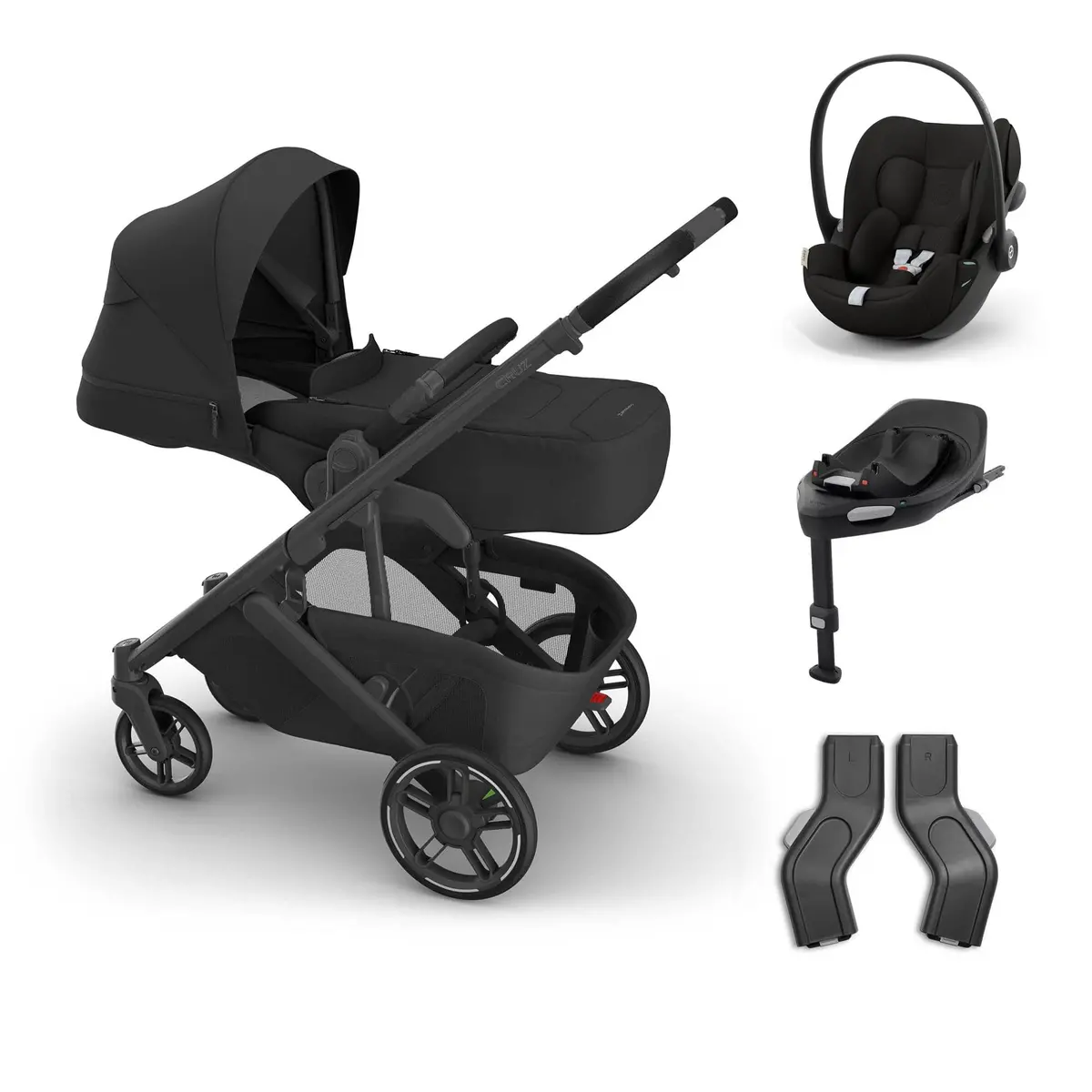 Uppababy Cruz V3 Cybex Bundle + Infant Cover - Jake 2