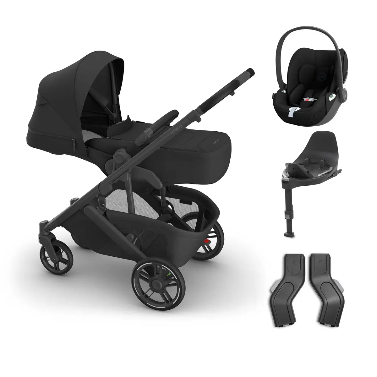 Uppababy Cruz V3 Cybex Bundle + Infant Cover - Jake 3