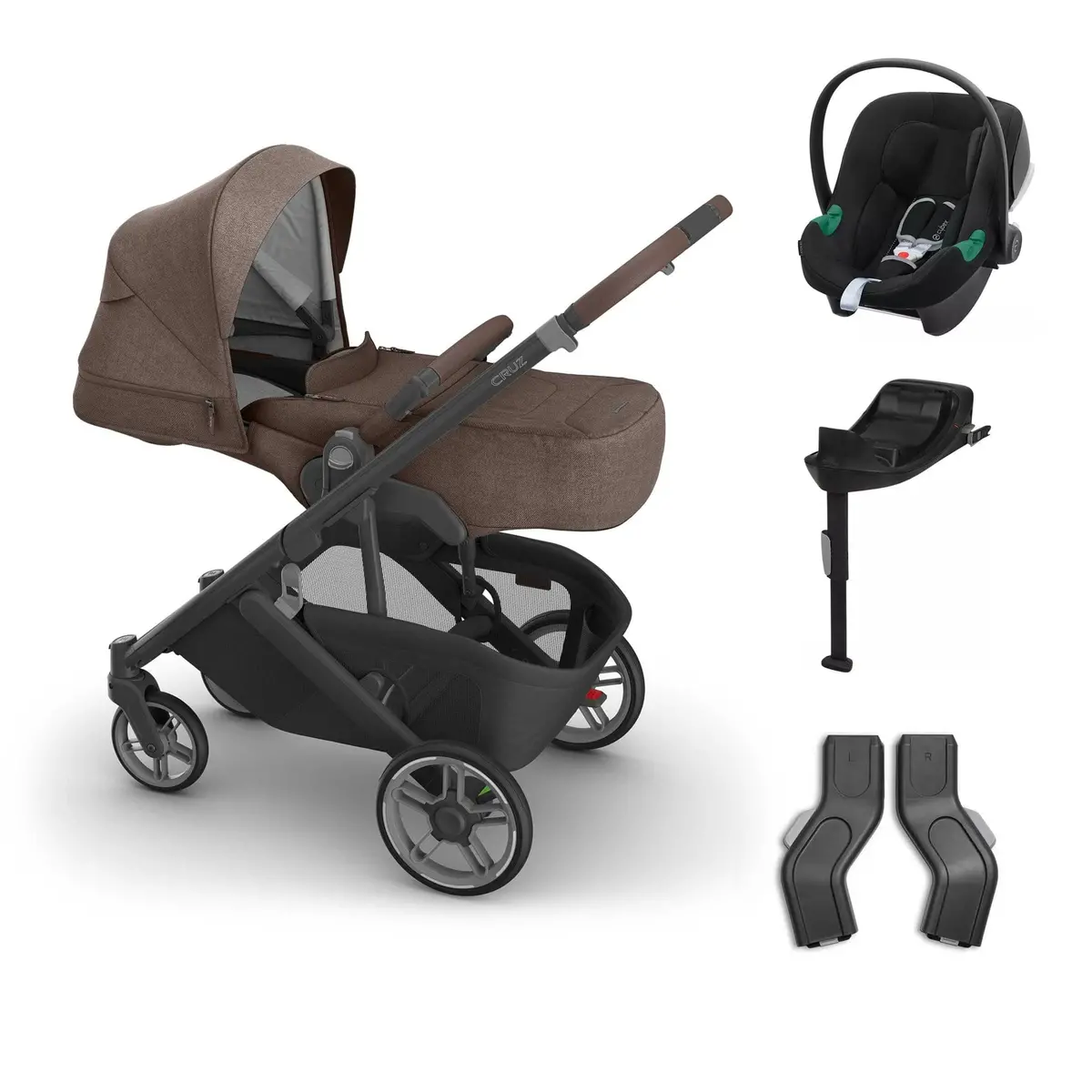 Uppababy Cruz V3 Cybex Bundle + Infant Cover - Owen 1