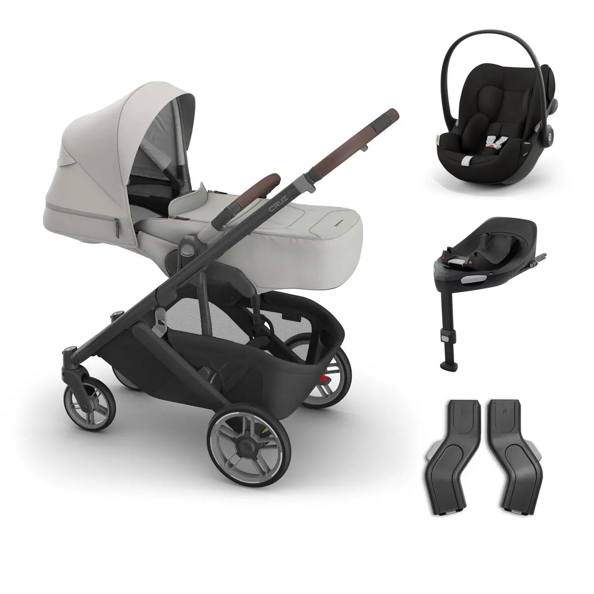 Uppababy Cruz V3 Cybex Bundle + Infant Cover - Savannah 2