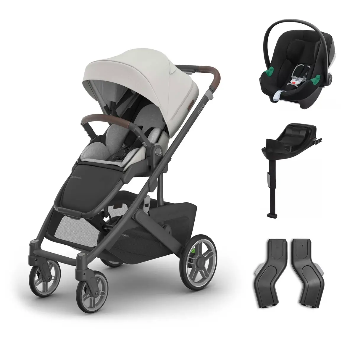 Uppababy Cruz V3 Cybex Travel System - Savannah 1