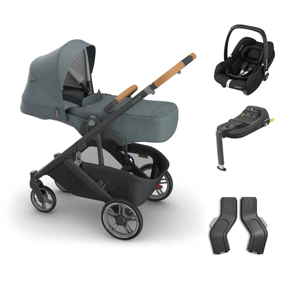 Uppababy Cruz V3 Maxi-Cosi Bundle + Infant Cover - Dillan 1