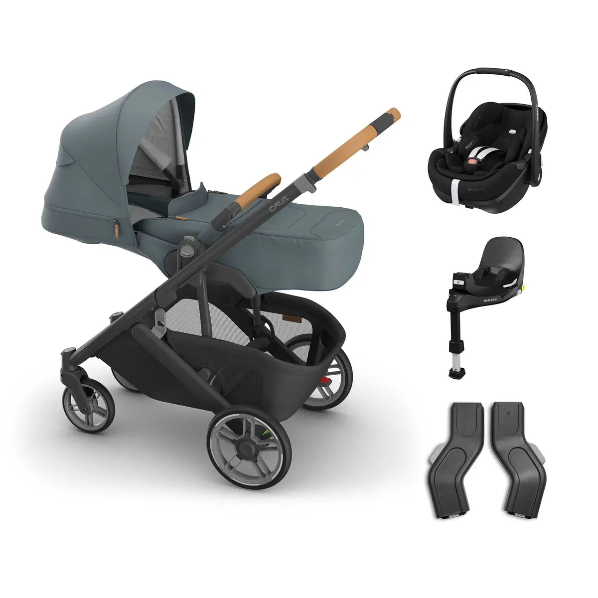 Uppababy Cruz V3 Maxi-Cosi Bundle + Infant Cover - Dillan 3