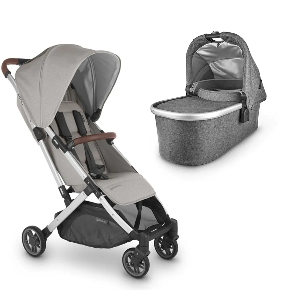 Uppababy Minu V2 Pram - Stella With Jordan Carrycot 1