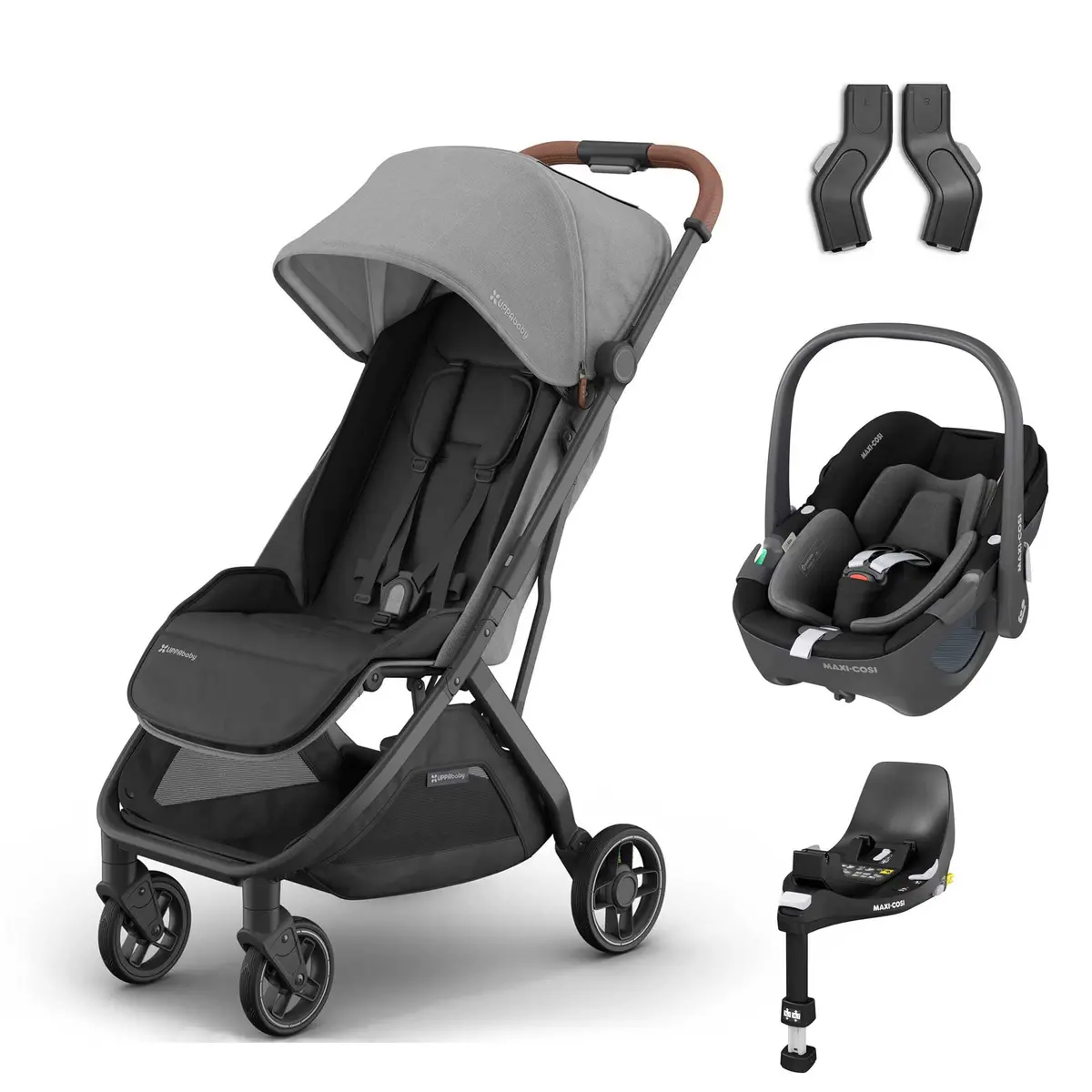 Uppababy Minu V3 Maxi-Cosi Travel System - Greyson 2